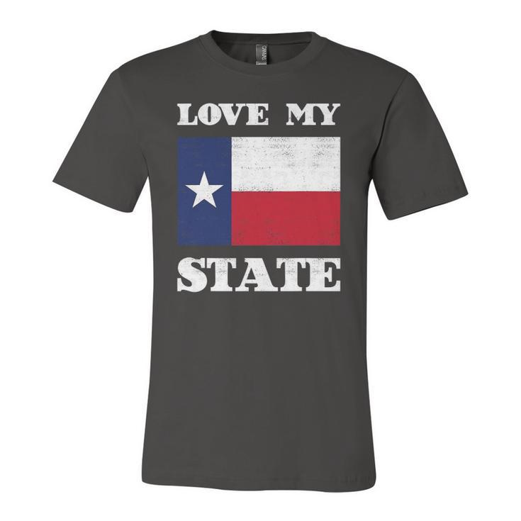 Texas State Flag Saying For A Pride Texan Loving Texas Jersey T-Shirt