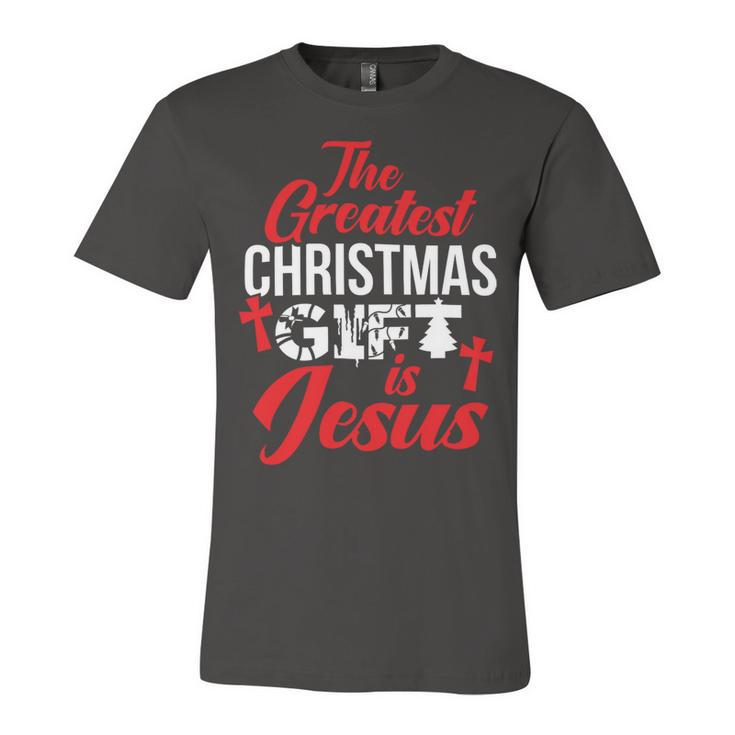 The Greatest Christmas Is Jesus Christmas Xmas A Unisex Jersey Short Sleeve Crewneck Tshirt