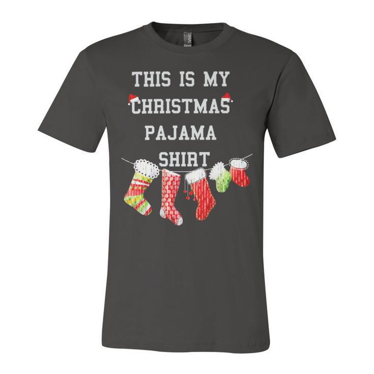 This Is My Christmas Pajama 876 Shirt Unisex Jersey Short Sleeve Crewneck Tshirt