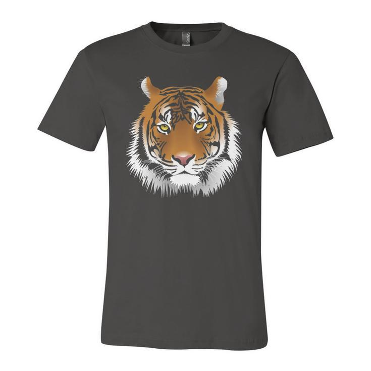 Tiger Face Animal Lover Tigers Zoo Kids Boys Girl Jersey T-Shirt