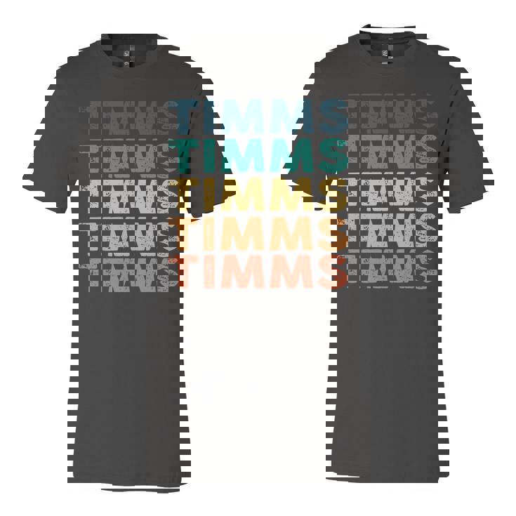 Timms Name Shirt Timms Family Name Unisex Jersey Short Sleeve Crewneck Tshirt