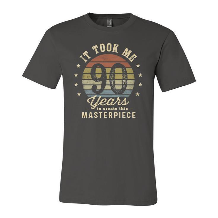 It Took Me 90 Years To Create This Masterpiece 90Th Birthday Jersey T-Shirt