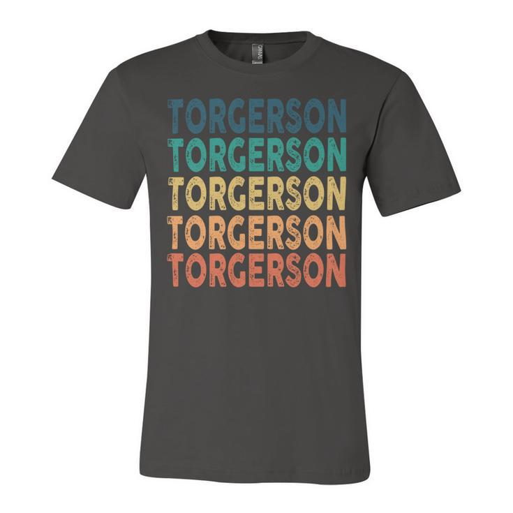 Torgerson Name Shirt Torgerson Family Name V2 Unisex Jersey Short Sleeve Crewneck Tshirt