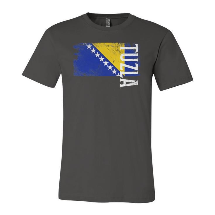 Tuzla Bosnia Flag For Bosnian Kids Jersey T-Shirt