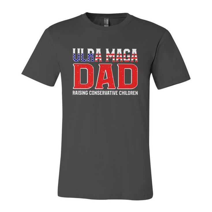 Ultra Maga Dad Raising Conservative Children Father’S Day Jersey T-Shirt