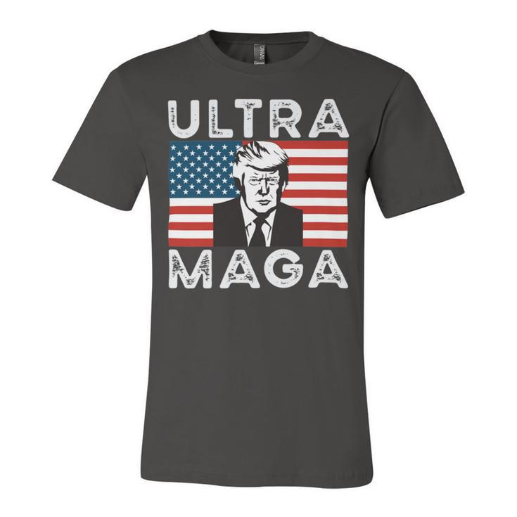 Ultra Maga Funny Trump Biden Usa Unisex Jersey Short Sleeve Crewneck Tshirt