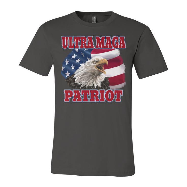 Ultra Maga Patriot  American Eagle  Us Flag Unisex Jersey Short Sleeve Crewneck Tshirt