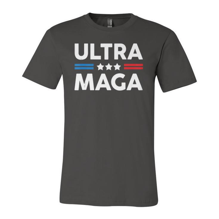 Ultra Maga Patriotic Trump Republicans Conservatives Apparel Jersey T-Shirt
