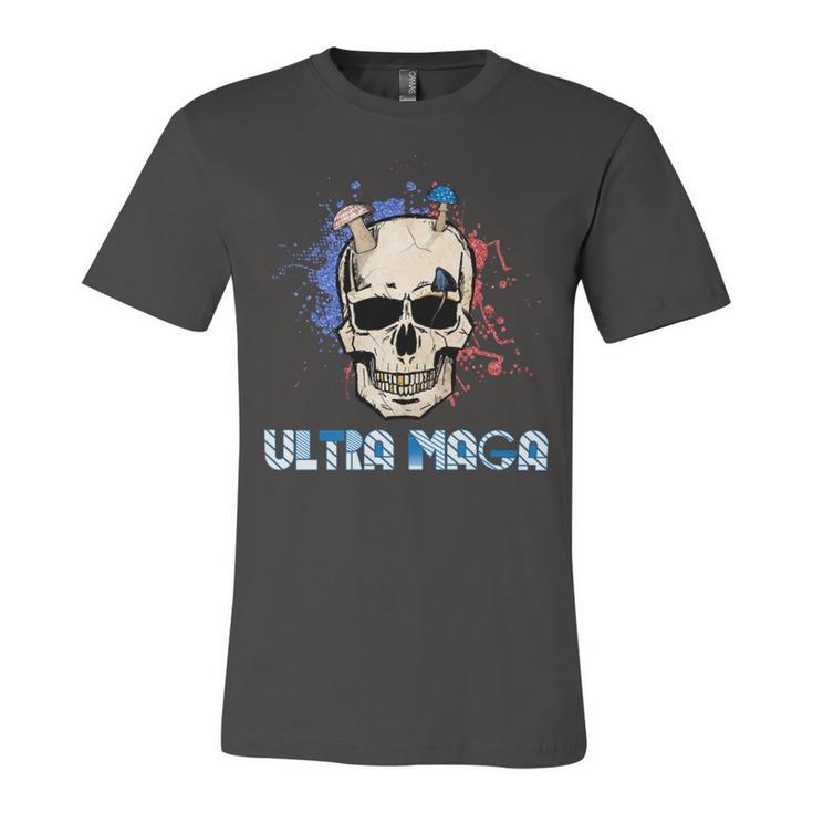 Ultra Maga Skull  Make America Great Again Unisex Jersey Short Sleeve Crewneck Tshirt