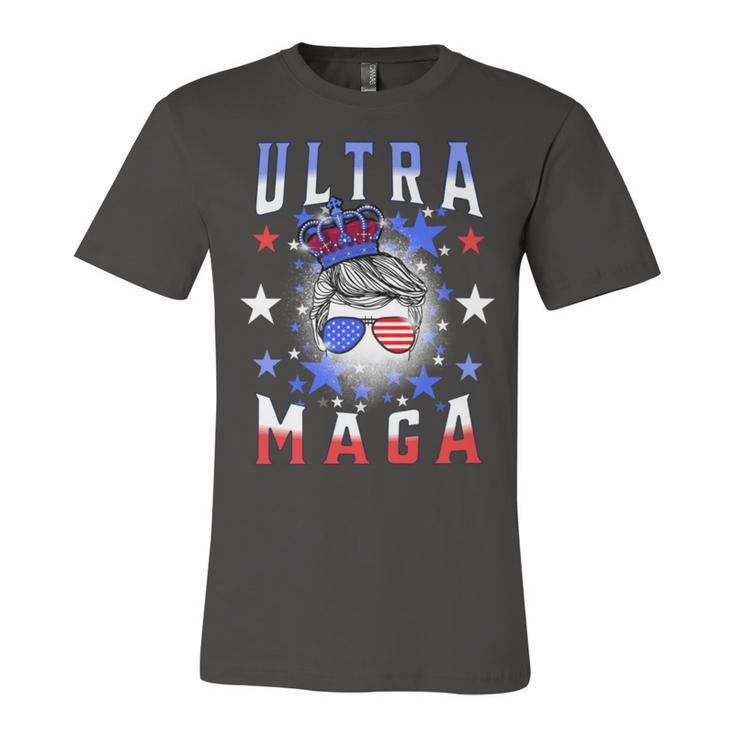 Ultra Maga  The Return Of The Great Maga King   Unisex Jersey Short Sleeve Crewneck Tshirt