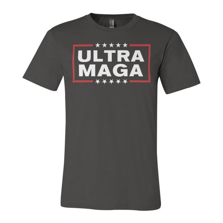 Ultra Maga United State Flag V3 Unisex Jersey Short Sleeve Crewneck Tshirt