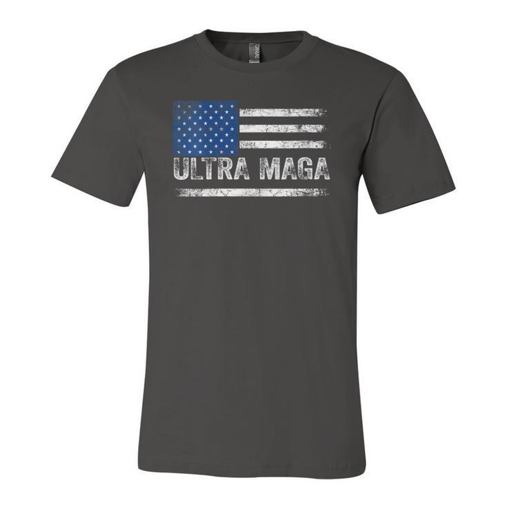 Ultra Maga Us Flag Top American Ultra Mega Jersey T-Shirt