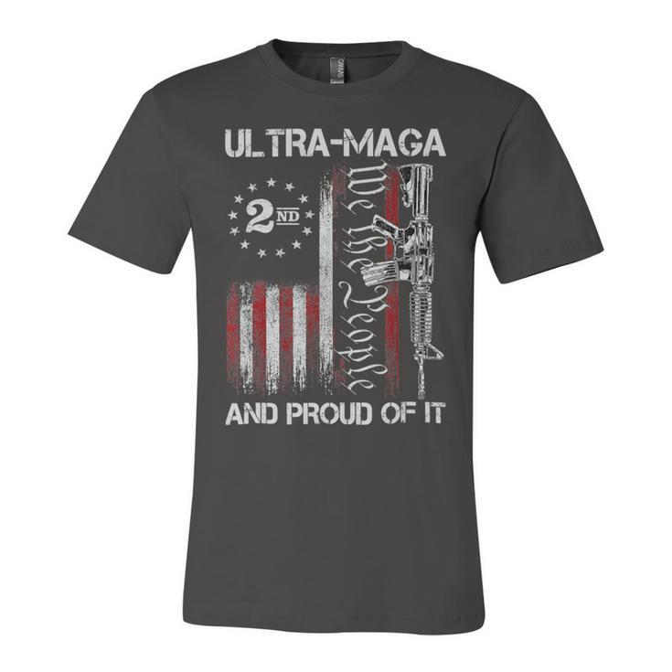 Ultra Maga We The People Proud Republican Usa Flag Unisex Jersey Short Sleeve Crewneck Tshirt