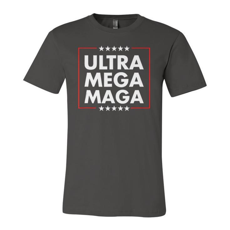 Ultra Mega Maga Trump Liberal Supporter Republican Jersey T-Shirt