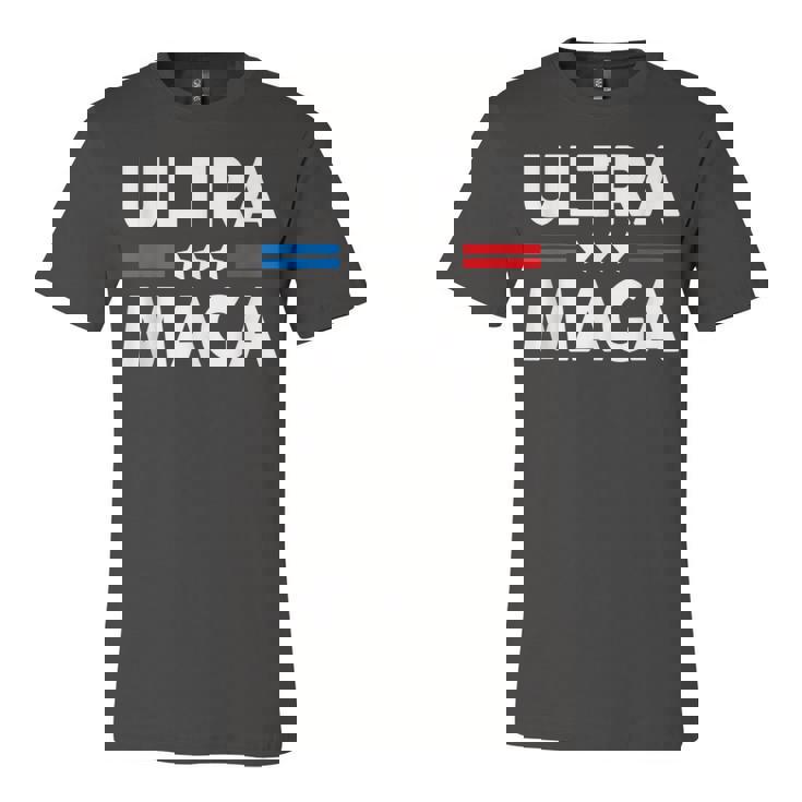 Ultra Mega Patriotic Trp Republicans Conservatives Apparel  Unisex Jersey Short Sleeve Crewneck Tshirt