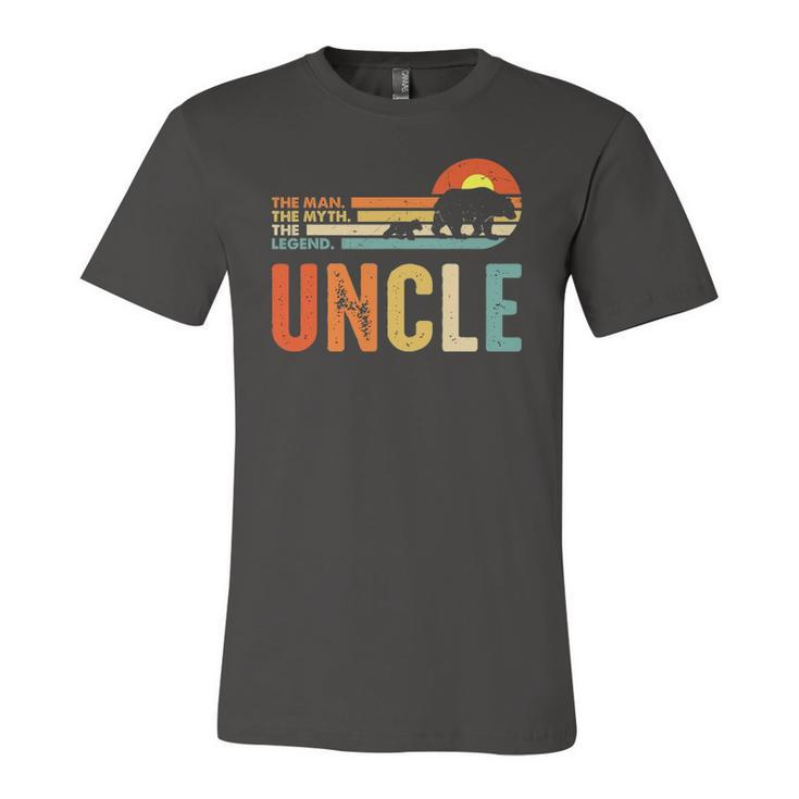 Uncle Man Myth Legend Vintage Retro Classic Uncle Jersey T-Shirt