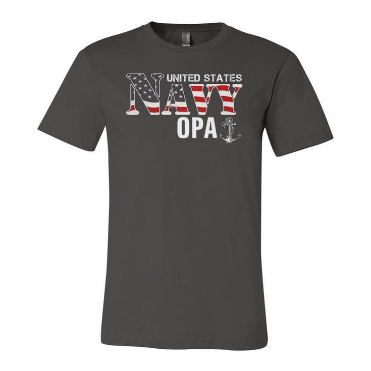 United States Flag American Navy Opa Veteran Day Jersey T-Shirt
