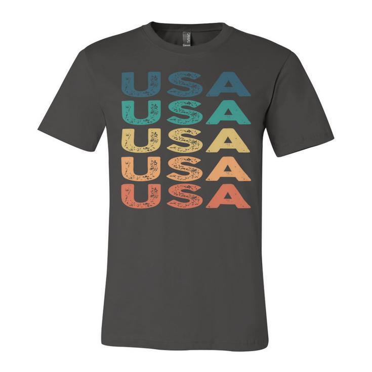 Usa Name Shirt Usa Family Name Unisex Jersey Short Sleeve Crewneck Tshirt