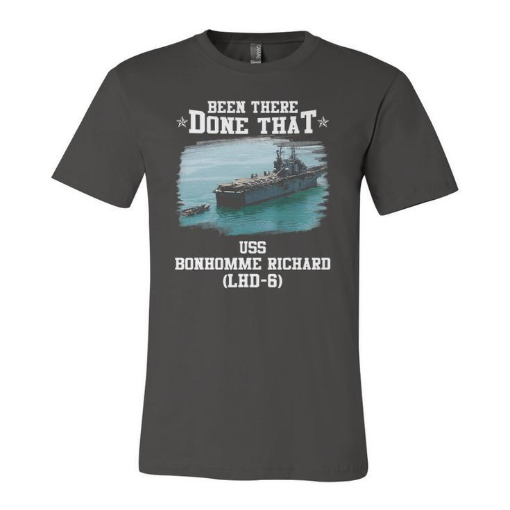 Uss Bonhomme Richard Lhd-6 Veterans Day Fathers Day Jersey T-Shirt