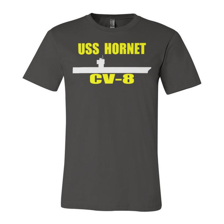 Uss Hornet Cv-8 Aircraft Carrier Sailor Veterans Day D-Day T-Shirt Unisex Jersey Short Sleeve Crewneck Tshirt