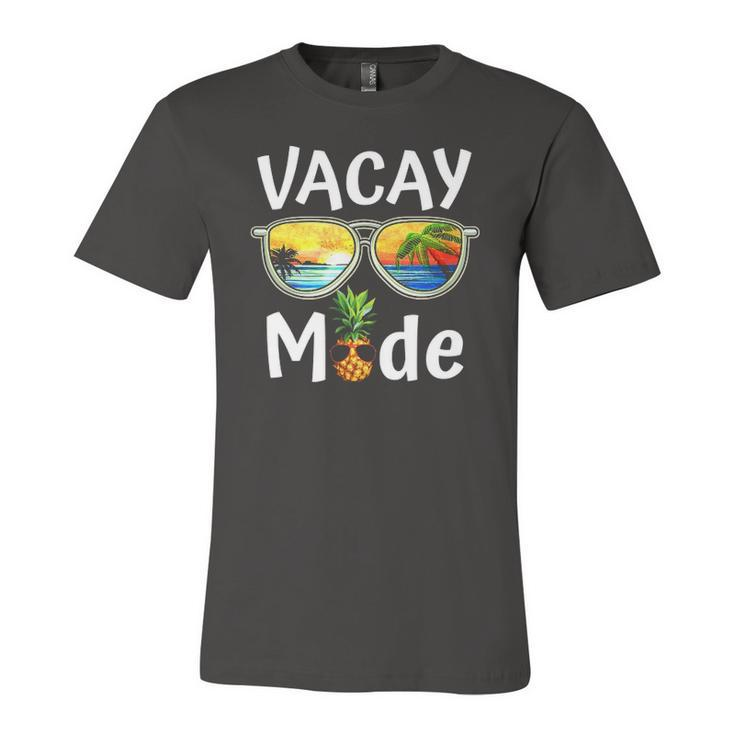 Vacay Mode Vacation Summer Sunglasses Beach Pineapple Jersey T-Shirt