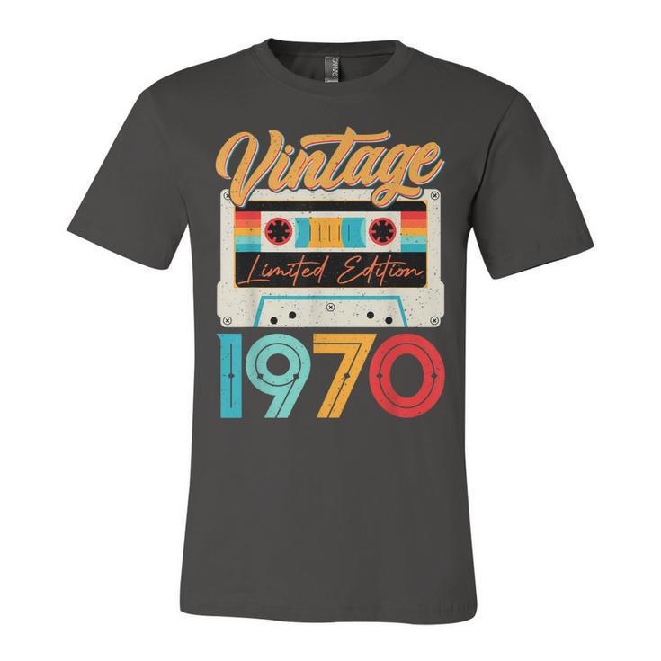 Vintage 1970 Awesome 52 Years Old Retro 52Nd Birthday Bday  Unisex Jersey Short Sleeve Crewneck Tshirt