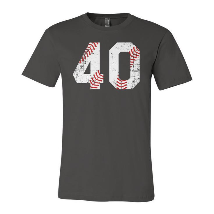 Vintage Baseball 40 Jersey Number Jersey T-Shirt
