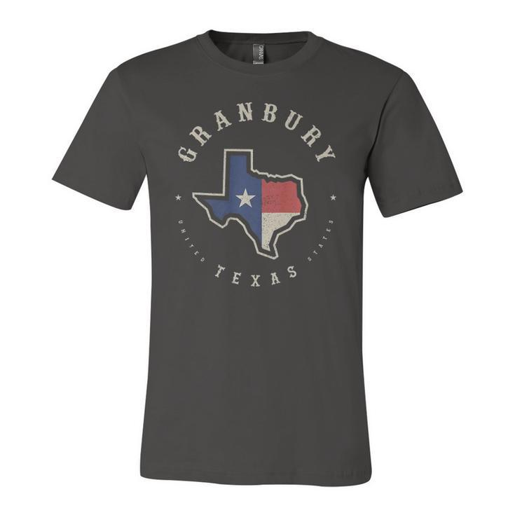 Vintage Granbury Texas State Flag Map Souvenir Jersey T-Shirt