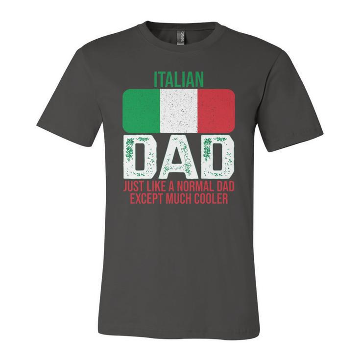 Vintage Italian Dad Italy Flag For Fathers Day Jersey T-Shirt