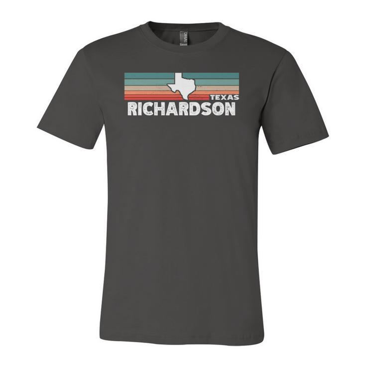 Vintage Retro Richardson Tx Tourist Native Texas State Jersey T-Shirt