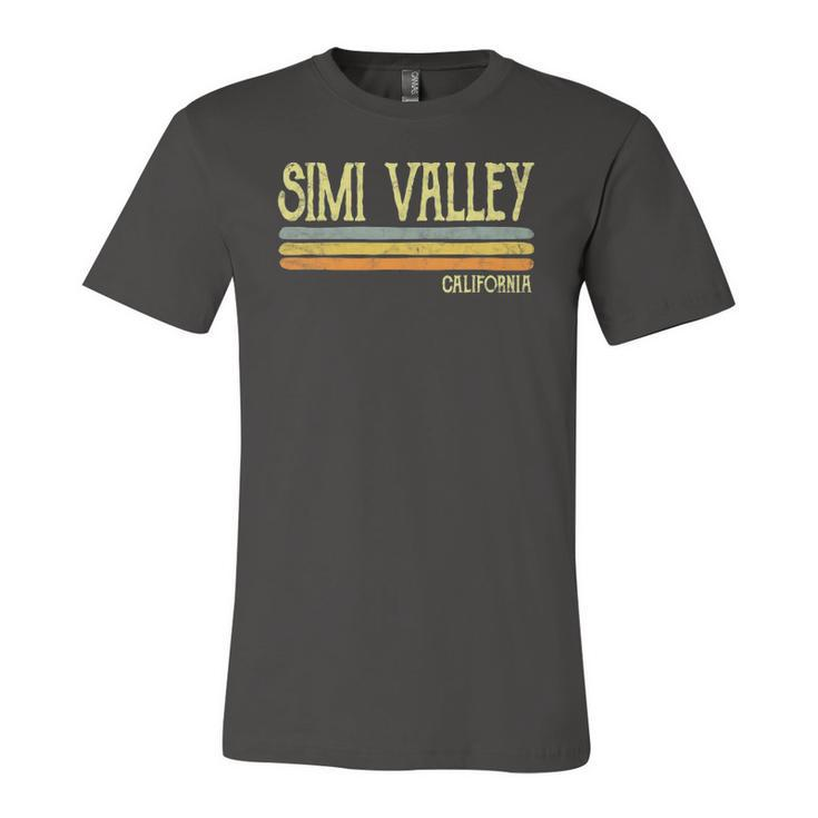 Vintage Retro Simi Valley California Vacation Jersey T-Shirt