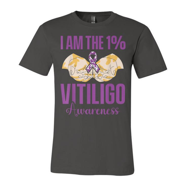Vitiligo Awareness One Vitiligo Awareness  Unisex Jersey Short Sleeve Crewneck Tshirt