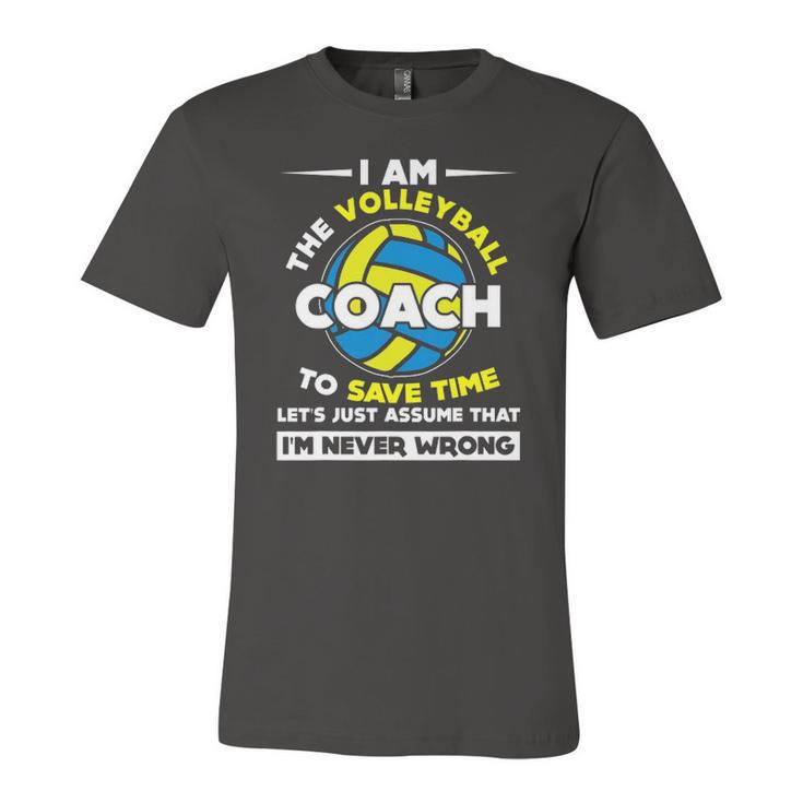 I Am The Volleyball Coach Sports Jersey T-Shirt