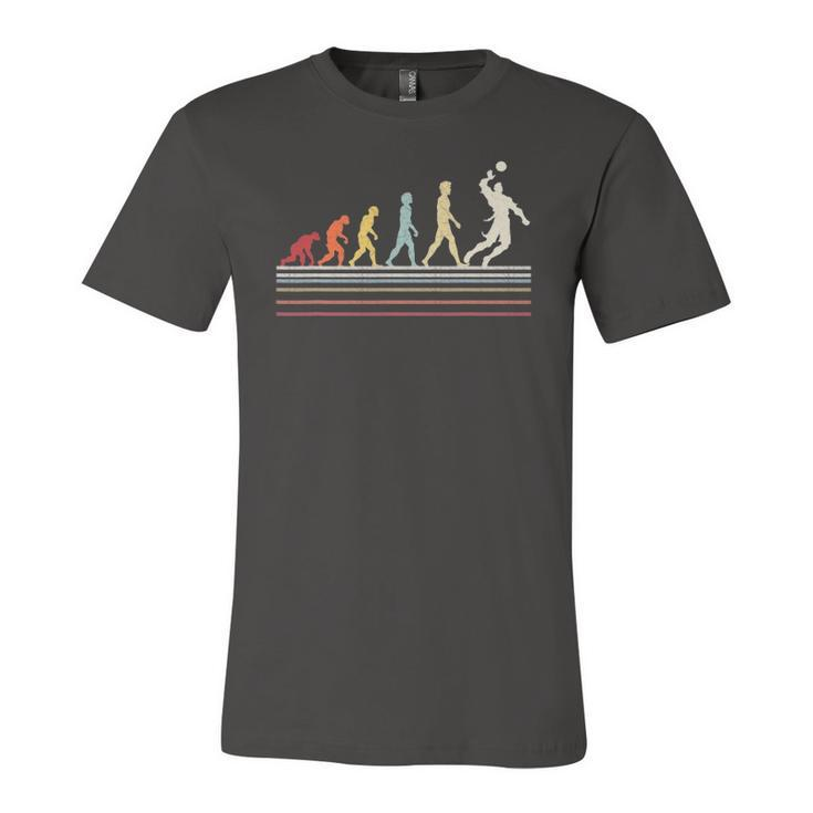 Volleyball Evolution Of Man Sport Retro Vintage Jersey T-Shirt