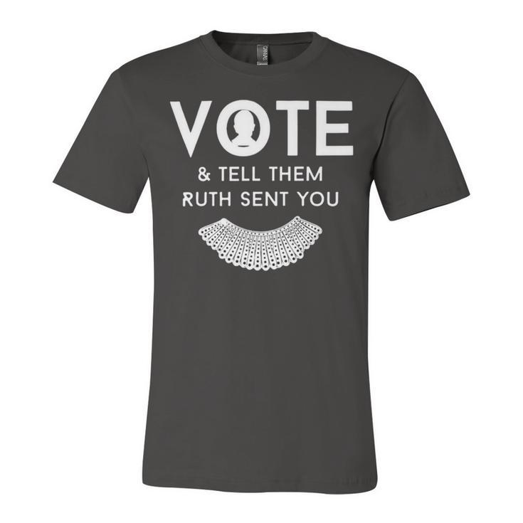 Vote And Tell Them Ruth Sent You 31 Shirt Unisex Jersey Short Sleeve Crewneck Tshirt