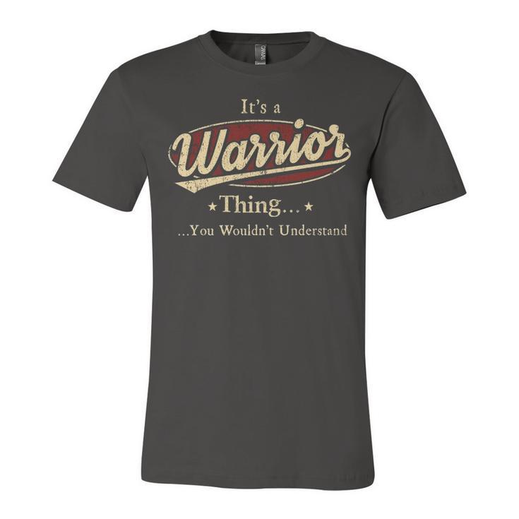 Warrior Shirt Personalized Name Gifts T Shirt Name Print T Shirts Shirts With Name Warrior Unisex Jersey Short Sleeve Crewneck Tshirt