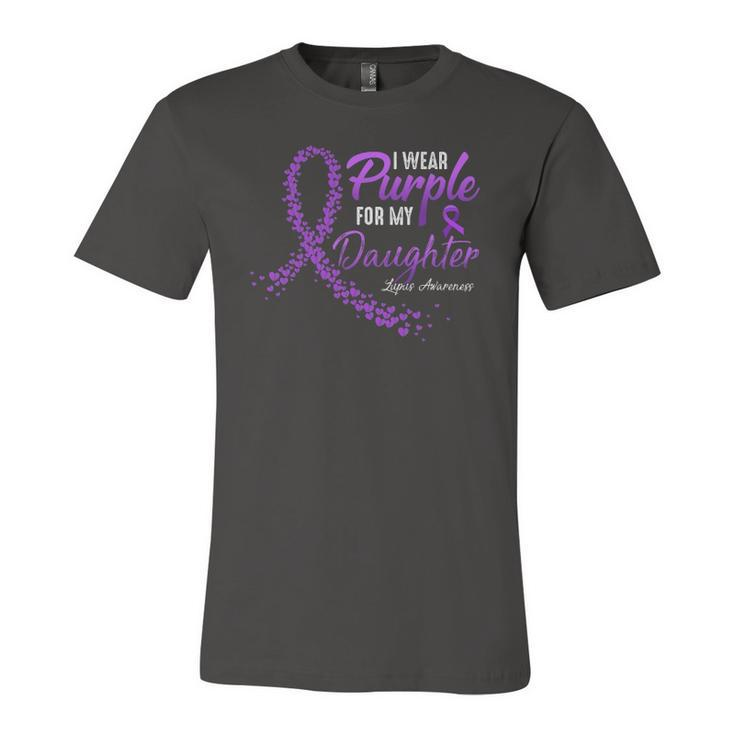 I Wear Purple For Daughter Lupus Awareness Jersey T-Shirt