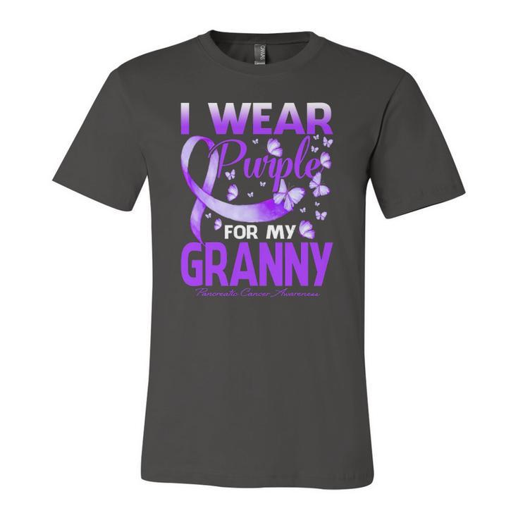 I Wear Purple For My Granny Pancreatic Cancer Awareness Jersey T-Shirt