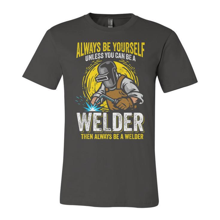 Welder Clothes For Men Funny Welding  V2 Unisex Jersey Short Sleeve Crewneck Tshirt