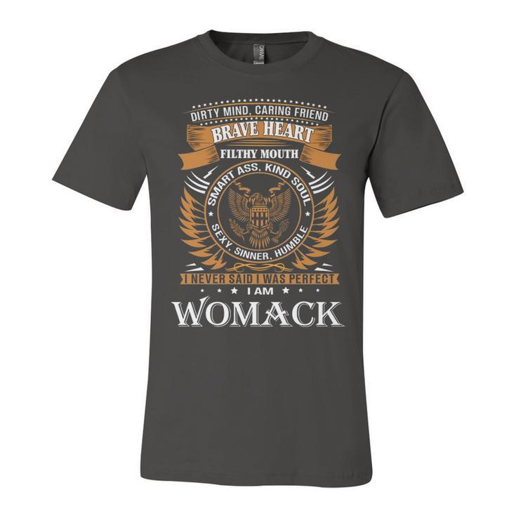 Womack Name Gift   Womack Brave Heart Unisex Jersey Short Sleeve Crewneck Tshirt