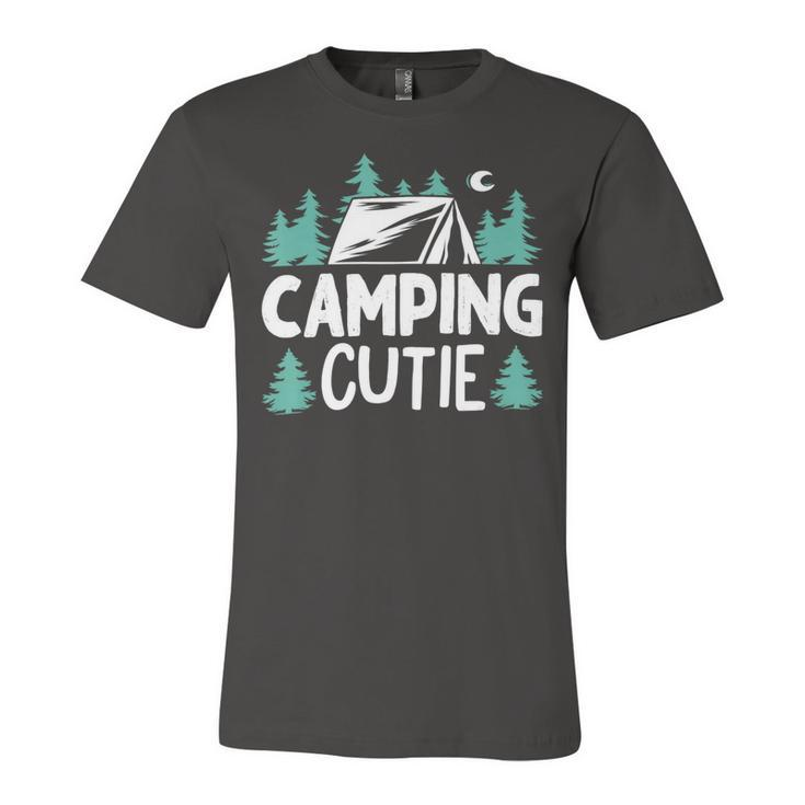 Women Girls Kids Camping Cutie Camp Gear Tent Apparel Ladies T Shirt Unisex Jersey Short Sleeve Crewneck Tshirt