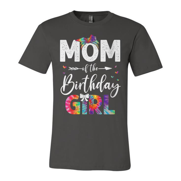 Womens Mb Mom Of The Birthday Girl Mama Mother And Daughter Tie Dye  Unisex Jersey Short Sleeve Crewneck Tshirt