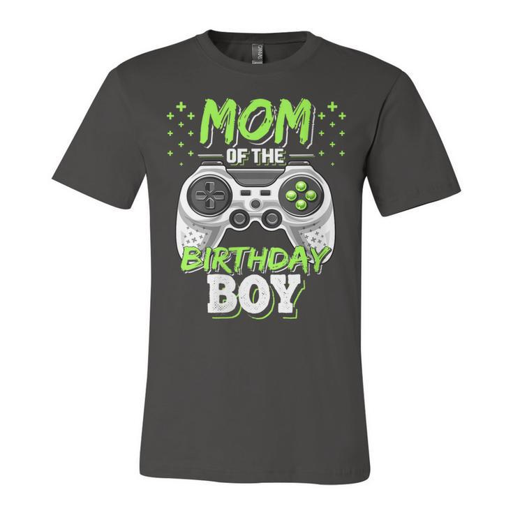 Womens Mom Of The Birthday Boy Matching Video Gamer Birthday Party  V4 Unisex Jersey Short Sleeve Crewneck Tshirt