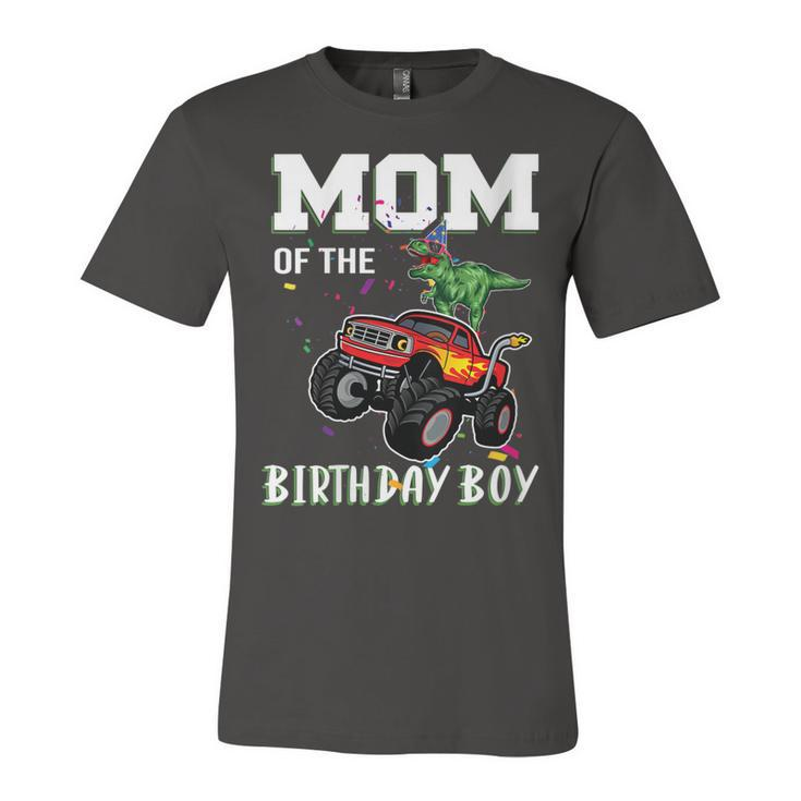 Womens Mom Of The Birthday Boy Your Funny Monster Truck Birthday  Unisex Jersey Short Sleeve Crewneck Tshirt
