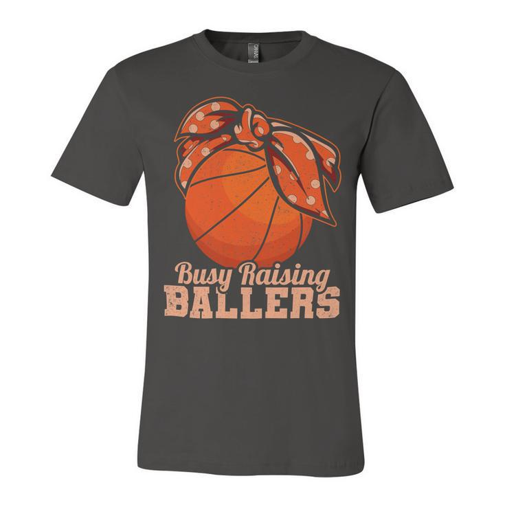 Womens Vintage Busy Raising Ballers Basketball Player Mother 92 Basketball Unisex Jersey Short Sleeve Crewneck Tshirt
