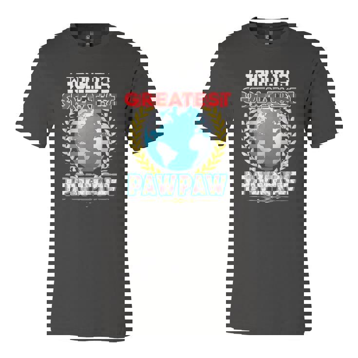 Worlds Greatest Pawpaw On Earth Proud Fathers Day Dad Jersey T-Shirt