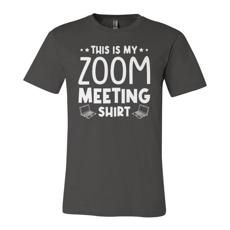 This Is My Zoom Meeting Quarantine Jersey T-Shirt