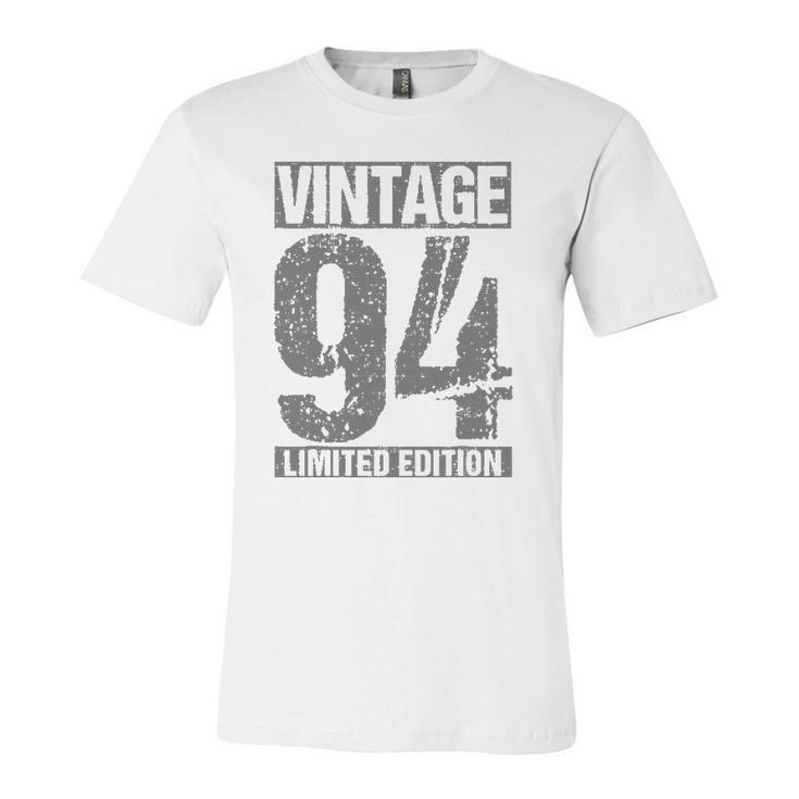 28 Years Old Vintage 1994 28Th Birthday Decoration Jersey T-Shirt