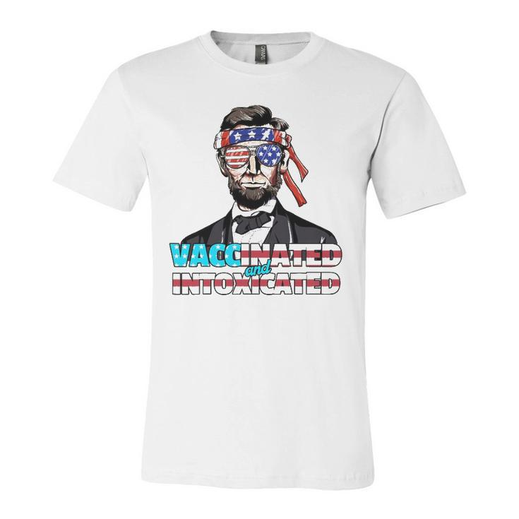 4Th Of July Abe Lincoln Fourth Of July Tee Jersey T-Shirt