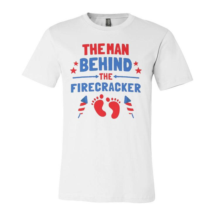 4Th Of July The Man Behind The Firecracker Daddy Jersey T-Shirt
